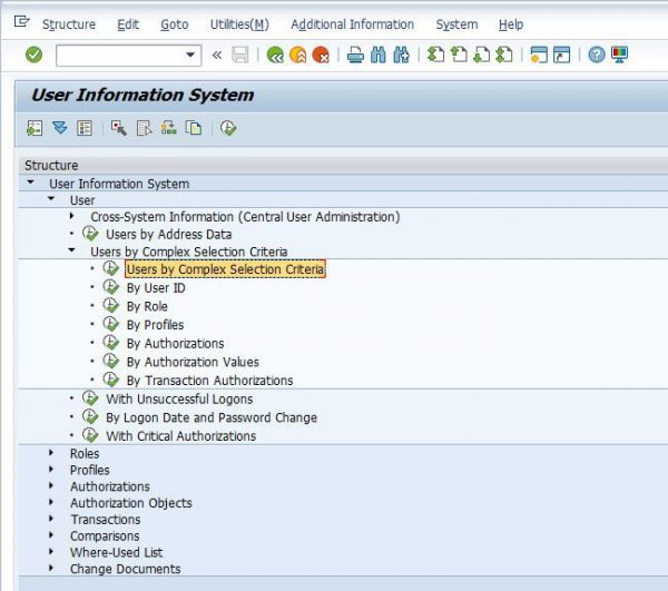 SUIM for System Audit in SAP