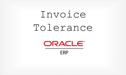 Invoice Tolerance in Oracle ERP
